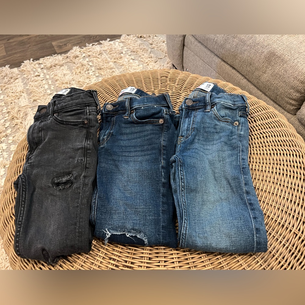 Abercrombie and Fitch Kids denim.